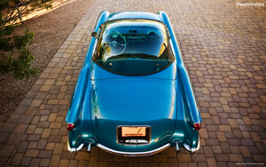 1954 Chevrolet Corvette Bubbletop Wallpaper