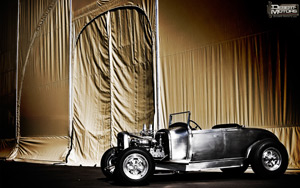 Unfinished Hot Rod Wallpaper